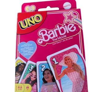 UNO Barbie The Movie Card Game New